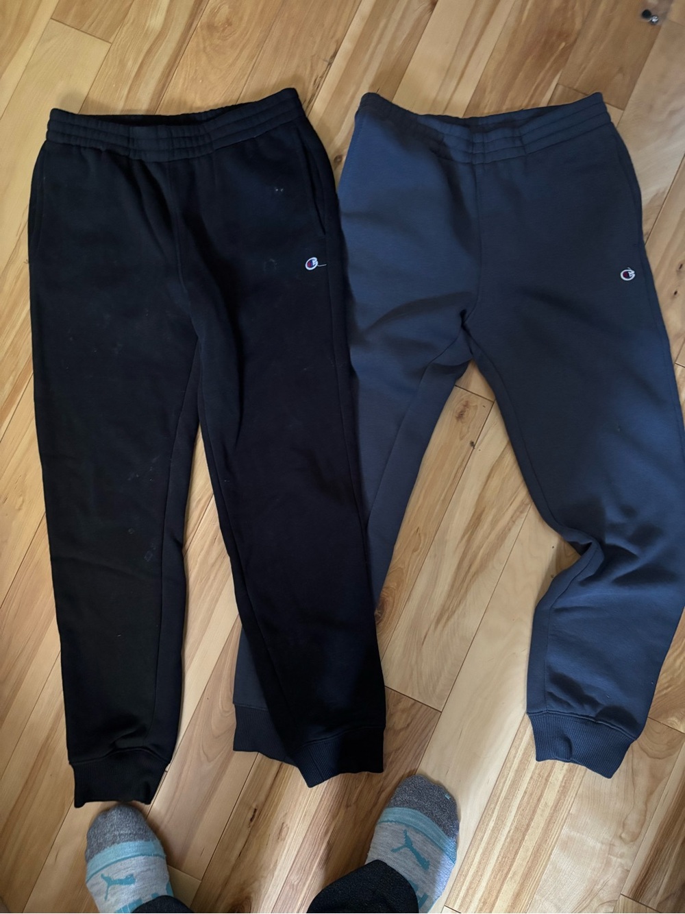 Champion Kids Sweatpants Set - Black & Charcoal